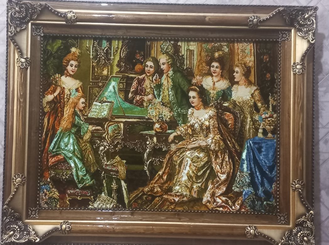 تابلو فرش ابریشم    